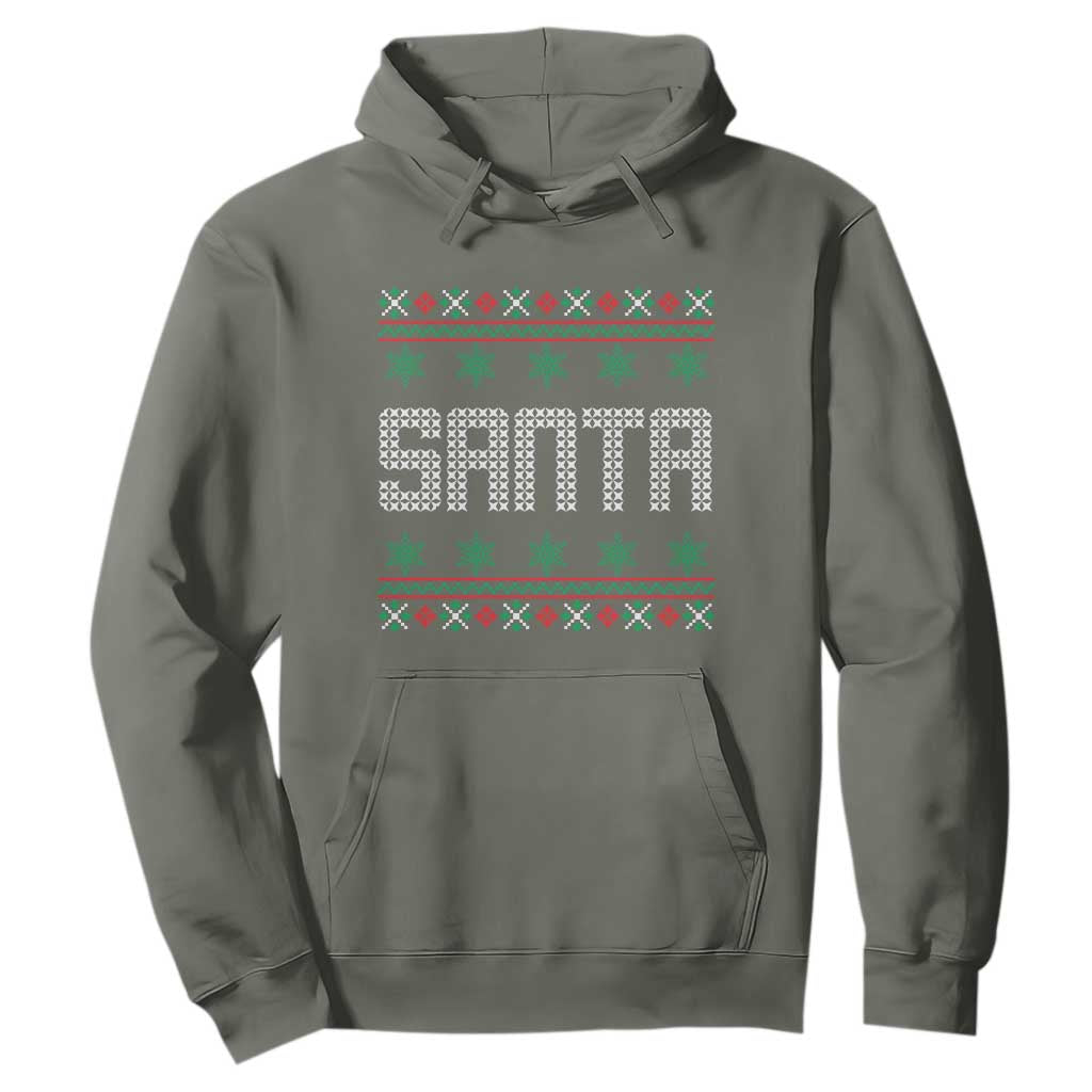 I'm So Good Santa Came Twice Santa Hoodie Funny Ugly Matching Couple Christmas Outfit Pajama TS10 Military Green Print Your Wear