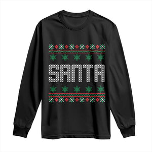 I'm So Good Santa Came Twice Santa Long Sleeve Shirt Funny Ugly Matching Couple Christmas Outfit Pajama TS10 Black Print Your Wear