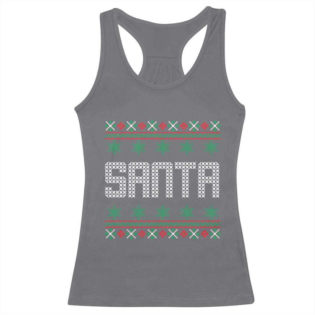 I'm So Good Santa Came Twice Santa Racerback Tank Top Funny Ugly Matching Couple Christmas Outfit Pajama TS10 Charcoal Print Your Wear