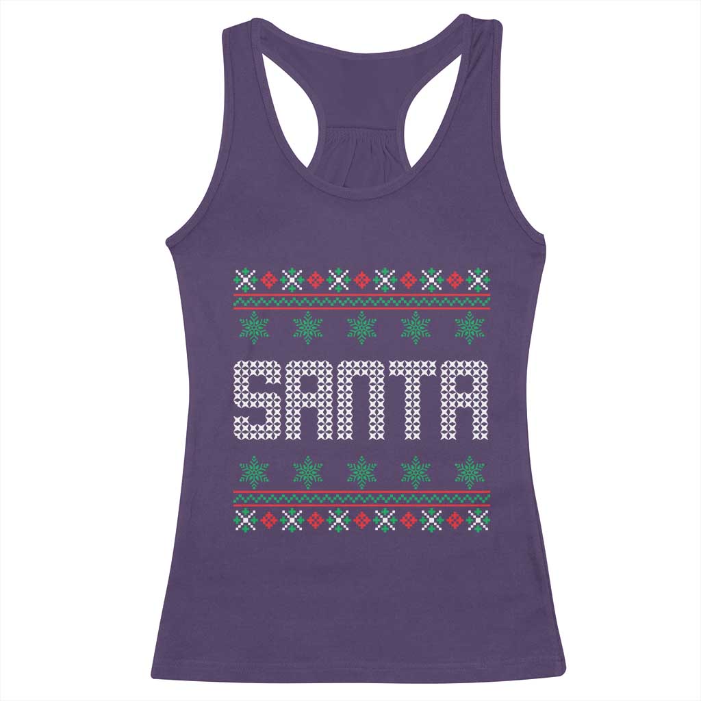 I'm So Good Santa Came Twice Santa Racerback Tank Top Funny Ugly Matching Couple Christmas Outfit Pajama TS10 Purple Print Your Wear