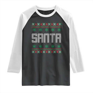 I'm So Good Santa Came Twice Santa Raglan Shirt Funny Ugly Matching Couple Christmas Outfit Pajama TS10 Black White Print Your Wear