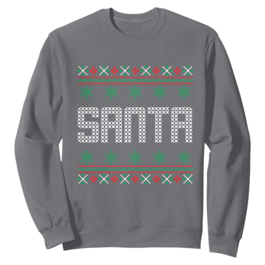 I'm So Good Santa Came Twice Santa Sweatshirt Funny Ugly Matching Couple Christmas Outfit Pajama TS10 Charcoal Print Your Wear