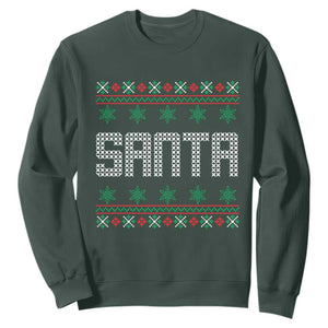 I'm So Good Santa Came Twice Santa Sweatshirt Funny Ugly Matching Couple Christmas Outfit Pajama TS10 Dark Forest Green Print Your Wear