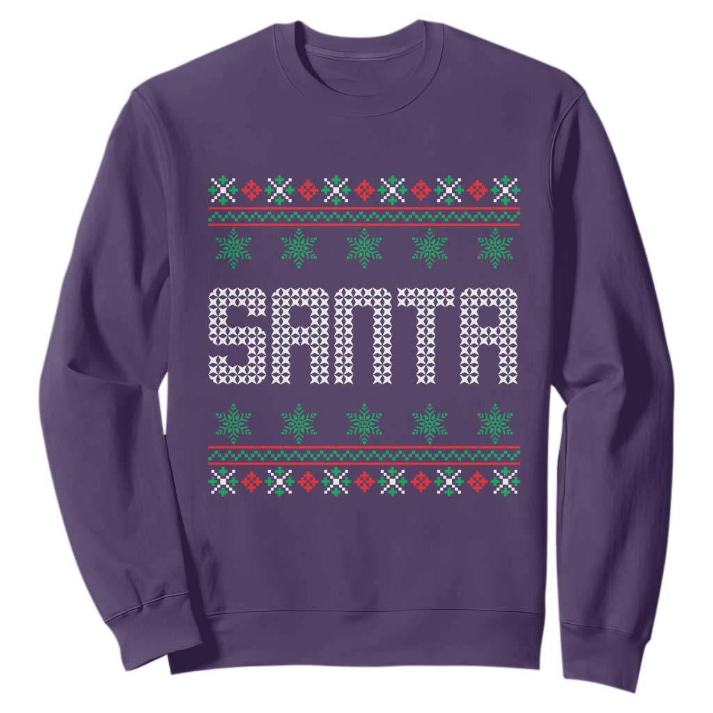 I'm So Good Santa Came Twice Santa Sweatshirt Funny Ugly Matching Couple Christmas Outfit Pajama TS10 Purple Print Your Wear