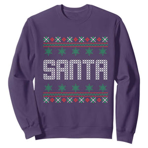 I'm So Good Santa Came Twice Santa Sweatshirt Funny Ugly Matching Couple Christmas Outfit Pajama TS10 Purple Print Your Wear