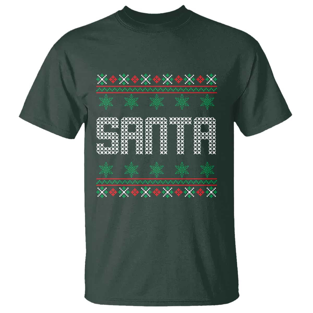 I'm So Good Santa Came Twice Santa T Shirt Funny Ugly Matching Couple Christmas Outfit Pajama TS10 Dark Forest Green Print Your Wear