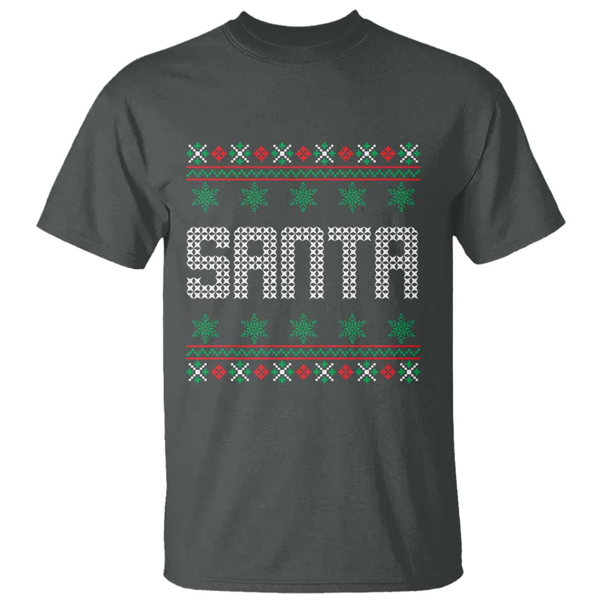 I'm So Good Santa Came Twice Santa T Shirt Funny Ugly Matching Couple Christmas Outfit Pajama TS10 Dark Heather Print Your Wear