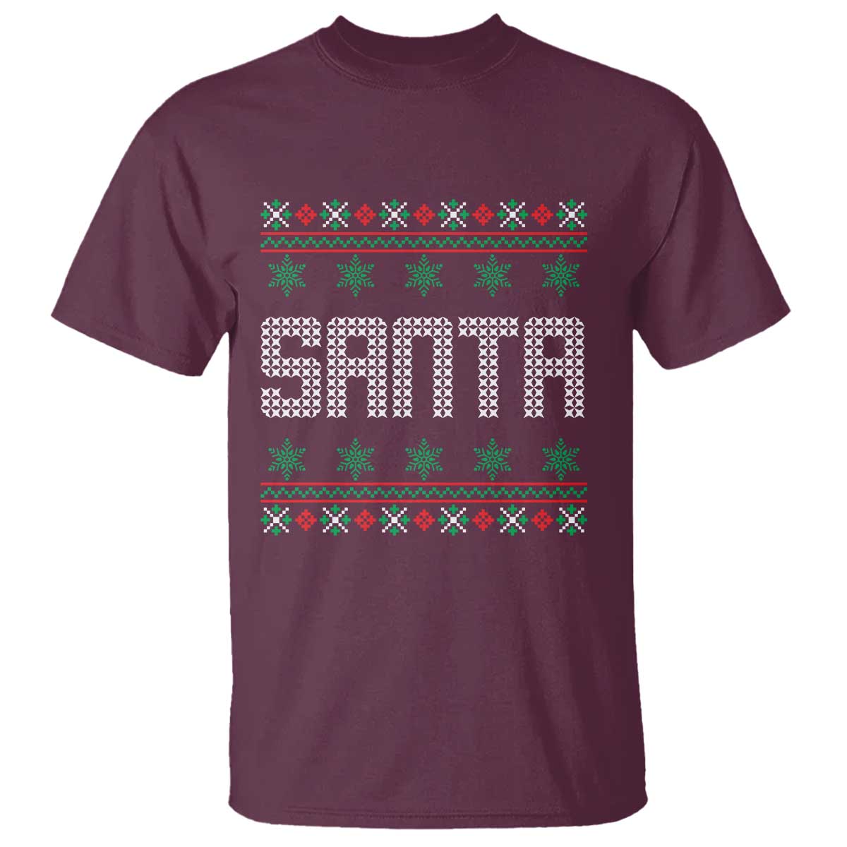 I'm So Good Santa Came Twice Santa T Shirt Funny Ugly Matching Couple Christmas Outfit Pajama TS10 Maroon Print Your Wear