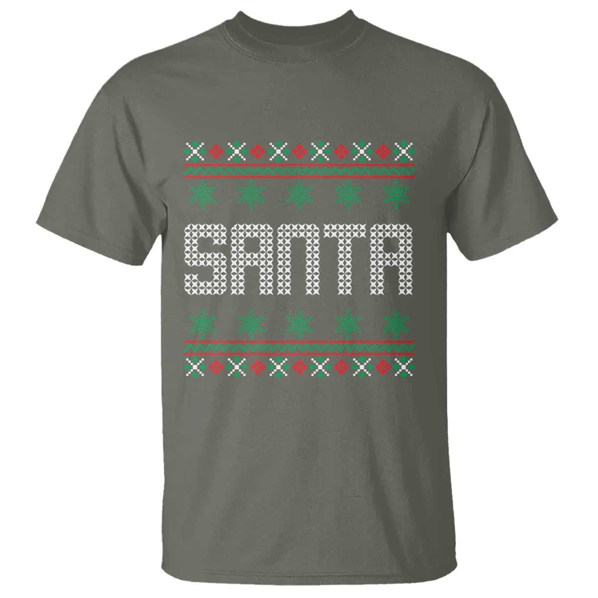 I'm So Good Santa Came Twice Santa T Shirt Funny Ugly Matching Couple Christmas Outfit Pajama TS10 Military Green Print Your Wear