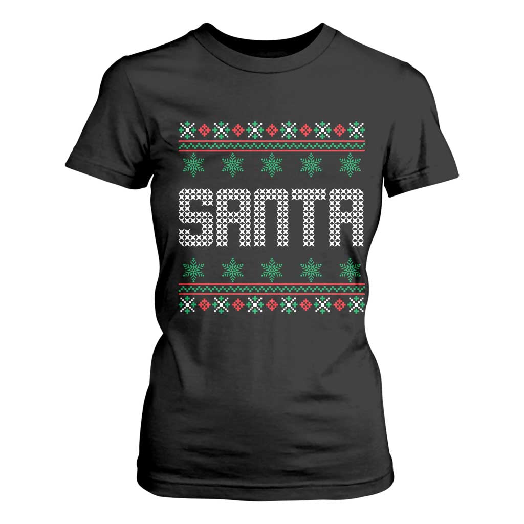 I'm So Good Santa Came Twice Santa T Shirt For Women Funny Ugly Matching Couple Christmas Outfit Pajama TS10 Black Print Your Wear