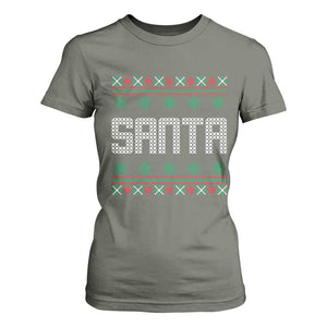 I'm So Good Santa Came Twice Santa T Shirt For Women Funny Ugly Matching Couple Christmas Outfit Pajama TS10 Military Green Print Your Wear