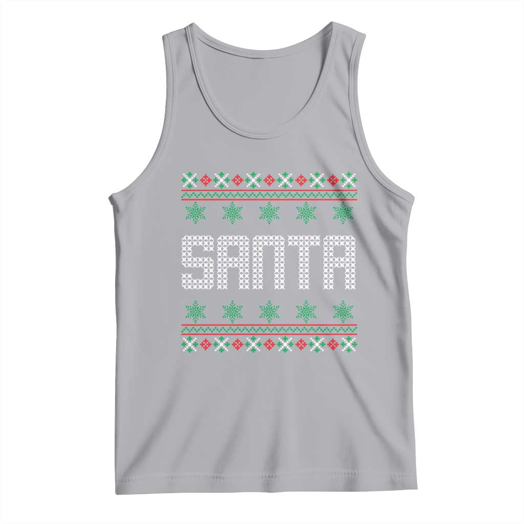 I'm So Good Santa Came Twice Santa Tank Top Funny Ugly Matching Couple Christmas Outfit Pajama TS10 Athletic Heather Print Your Wear