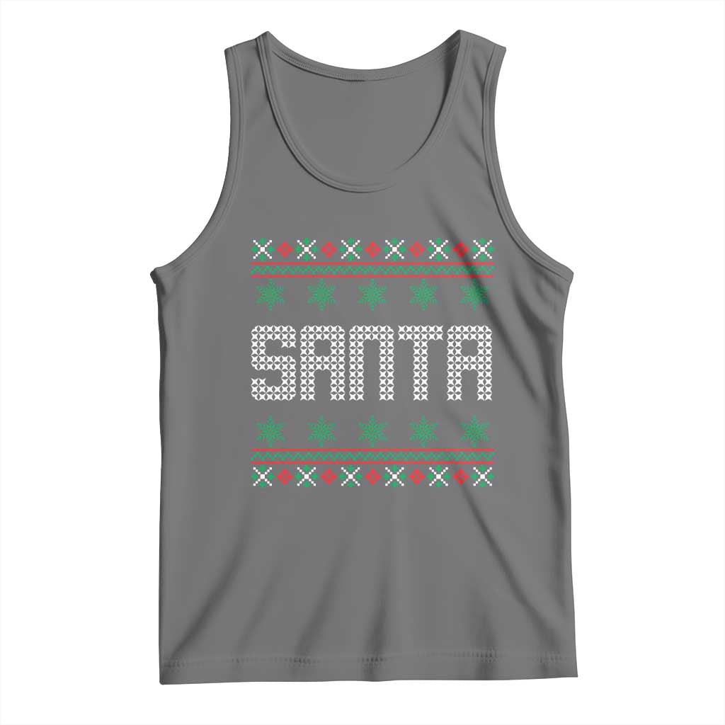 I'm So Good Santa Came Twice Santa Tank Top Funny Ugly Matching Couple Christmas Outfit Pajama TS10 Black Heather Print Your Wear