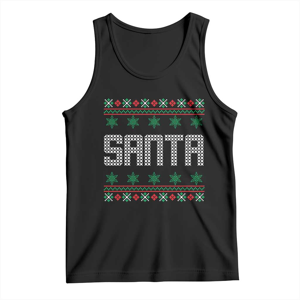 I'm So Good Santa Came Twice Santa Tank Top Funny Ugly Matching Couple Christmas Outfit Pajama TS10 Black Print Your Wear