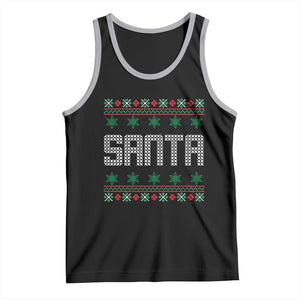 I'm So Good Santa Came Twice Santa Tank Top Funny Ugly Matching Couple Christmas Outfit Pajama TS10 Black Athletic Heather Print Your Wear