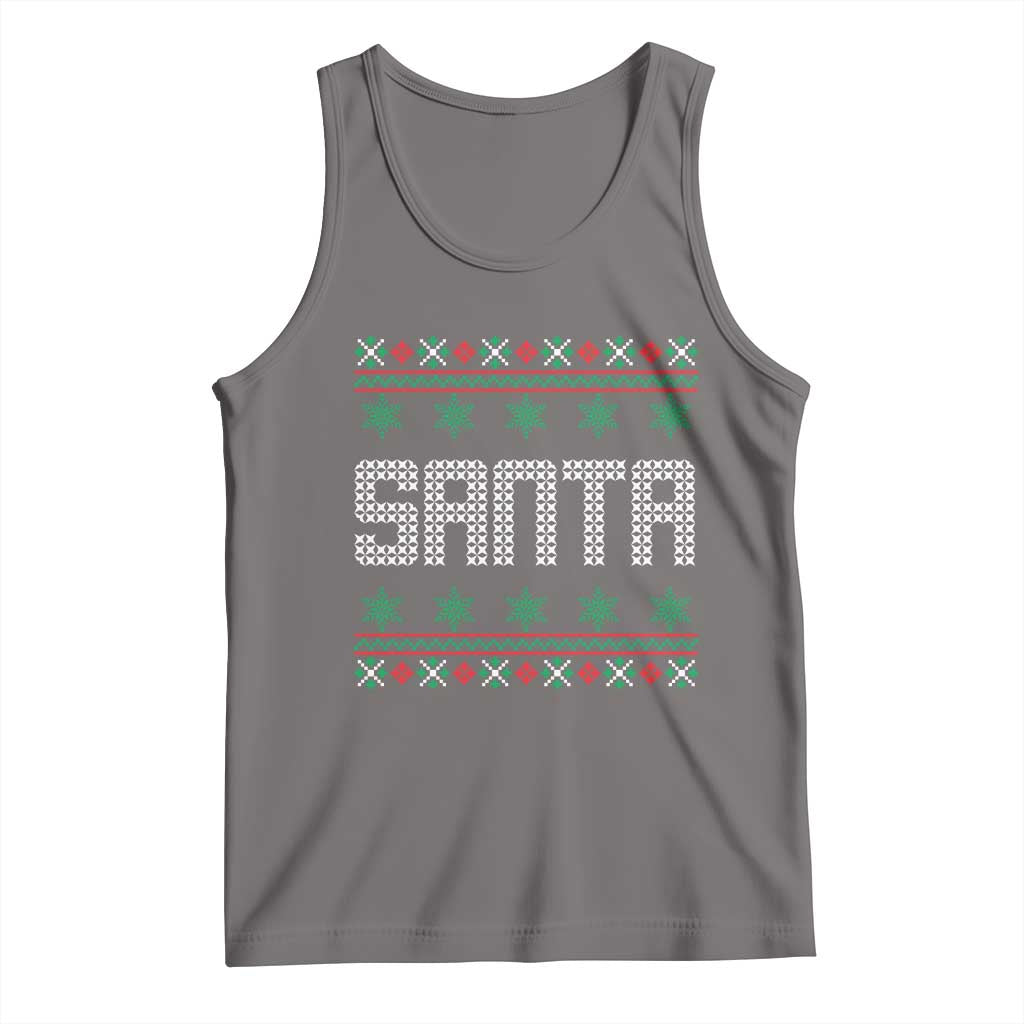 I'm So Good Santa Came Twice Santa Tank Top Funny Ugly Matching Couple Christmas Outfit Pajama TS10 Deep Heather Print Your Wear