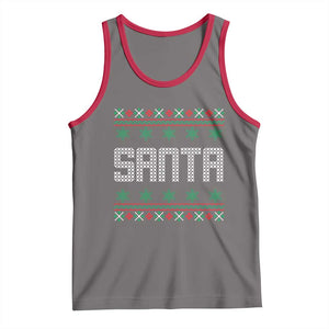 I'm So Good Santa Came Twice Santa Tank Top Funny Ugly Matching Couple Christmas Outfit Pajama TS10 Deep Heather Red Print Your Wear