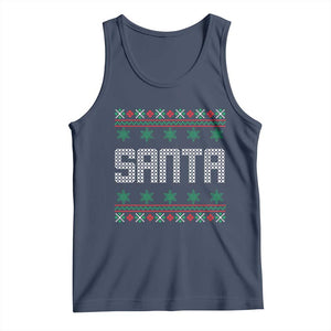 I'm So Good Santa Came Twice Santa Tank Top Funny Ugly Matching Couple Christmas Outfit Pajama TS10 Navy Print Your Wear