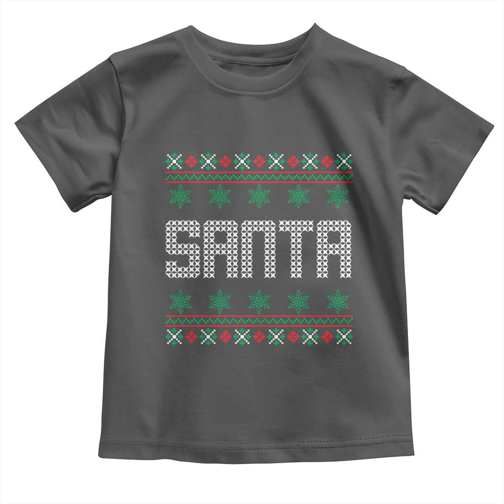 I'm So Good Santa Came Twice Santa Toddler T Shirt Funny Ugly Matching Couple Christmas Outfit Pajama TS10 Dark Heather Print Your Wear
