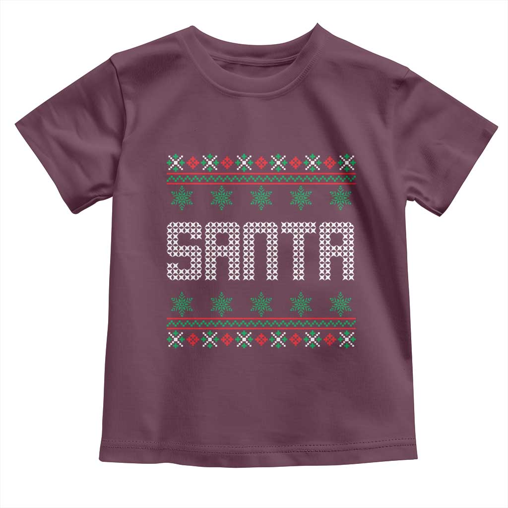 I'm So Good Santa Came Twice Santa Toddler T Shirt Funny Ugly Matching Couple Christmas Outfit Pajama TS10 Maroon Print Your Wear