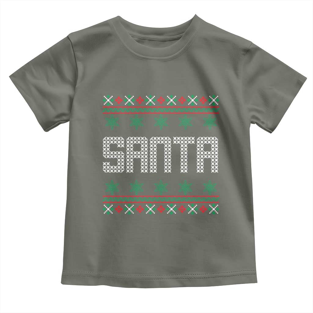 I'm So Good Santa Came Twice Santa Toddler T Shirt Funny Ugly Matching Couple Christmas Outfit Pajama TS10 Military Green Print Your Wear