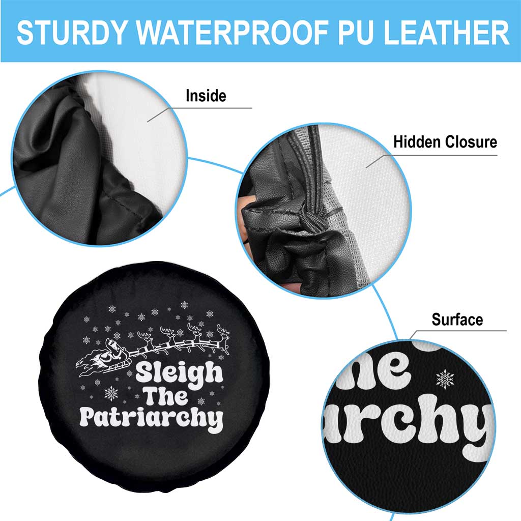Sleigh The Patriarchy Spare Tire Cover Christmas Feminist Womens Rights TS10 Print Your Wear