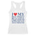 I Love My Hot Girlfriend Racerback Tank Top Funny Gift for Him Boyfriend Valentine TS10 White Print Your Wear