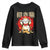 Maneki Neko Youth Sweatshirt Kawaii Japanese Lucky Cat TS10 Black Print Your Wear