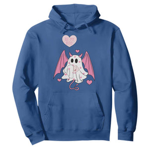 Valentines Ghost Hoodie Be My Boo Cute Funny TS10 Royal Blue Print Your Wear