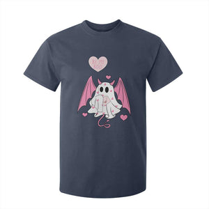 Valentines Ghost T Shirt For Kid Be My Boo Cute Funny TS10 Navy Print Your Wear