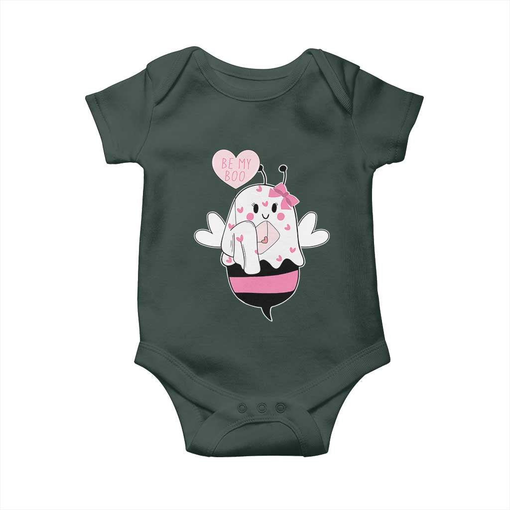 Valentines Ghost Baby Onesie Be My Boo Bee Boobee Coquette Cute Funny TS10 Print Your Wear