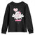 Valentines Ghost Youth Sweatshirt Be My Boo Bee Boobee Coquette Cute Funny TS10 Black Print Your Wear
