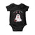 Valentines Ghost Baby Onesie Will You Be My Boo Cute Funny TS10 Black Print Your Wear