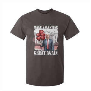 Happy Trump Valentines Day T Shirt For Kid Daddys Home White House 2025 Make Valentine Great Again TS10 Dark Chocolate Print Your Wear