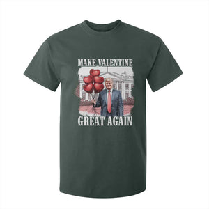 Happy Trump Valentines Day T Shirt For Kid Daddys Home White House 2025 Make Valentine Great Again TS10 Dark Forest Green Print Your Wear