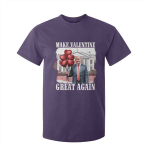 Happy Trump Valentines Day T Shirt For Kid Daddys Home White House 2025 Make Valentine Great Again TS10 Purple Print Your Wear