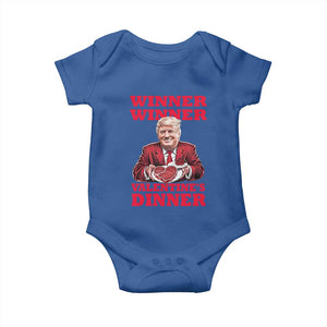Trump Valentine Baby Onesie Winner Valentine Dinner TS10 Royal Blue Print Your Wear