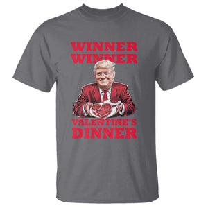 Trump Valentine T Shirt Winner Valentine Dinner TS10 Charcoal Print Your Wear