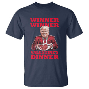 Trump Valentine T Shirt Winner Valentine Dinner TS10 Navy Print Your Wear