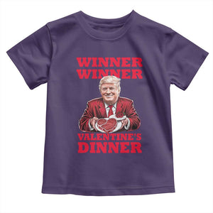 Trump Valentine Toddler T Shirt Winner Valentine Dinner TS10 Purple Print Your Wear
