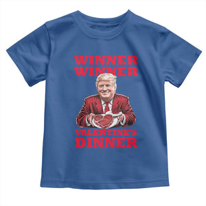 Trump Valentine Toddler T Shirt Winner Valentine Dinner TS10 Royal Blue Print Your Wear