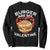 Burger Is My Valentine Funny Valentines Day Sweatshirt TS10 Black Print Your Wear