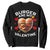 Funny Burger Is My Valentine Valentines Day Heart Sweatshirt TS10 Black Print Your Wear