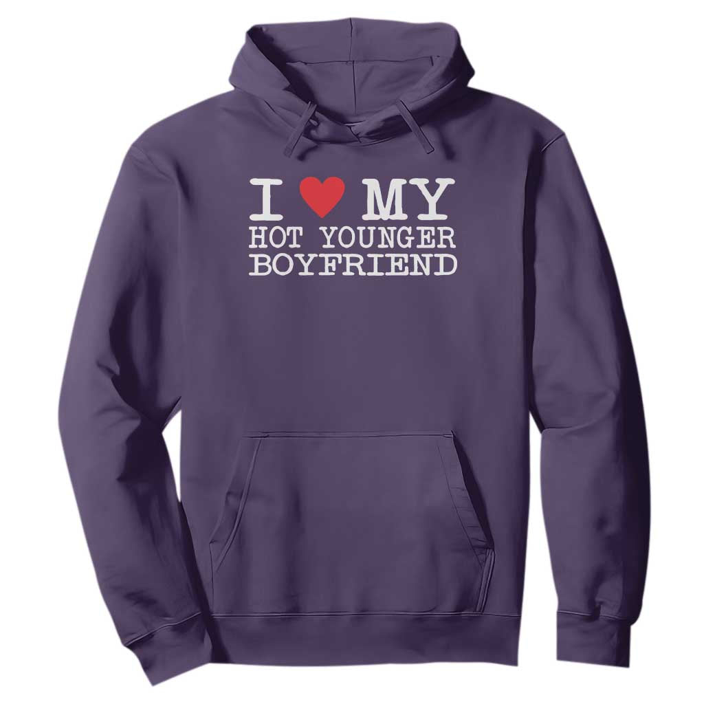 I Love My Hot Younger Boyfriend Hoodie TS10 Purple Print Your Wear