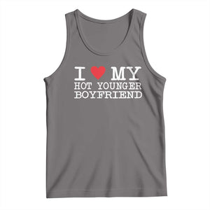 I Love My Hot Younger Boyfriend Tank Top TS10 Deep Heather Print Your Wear