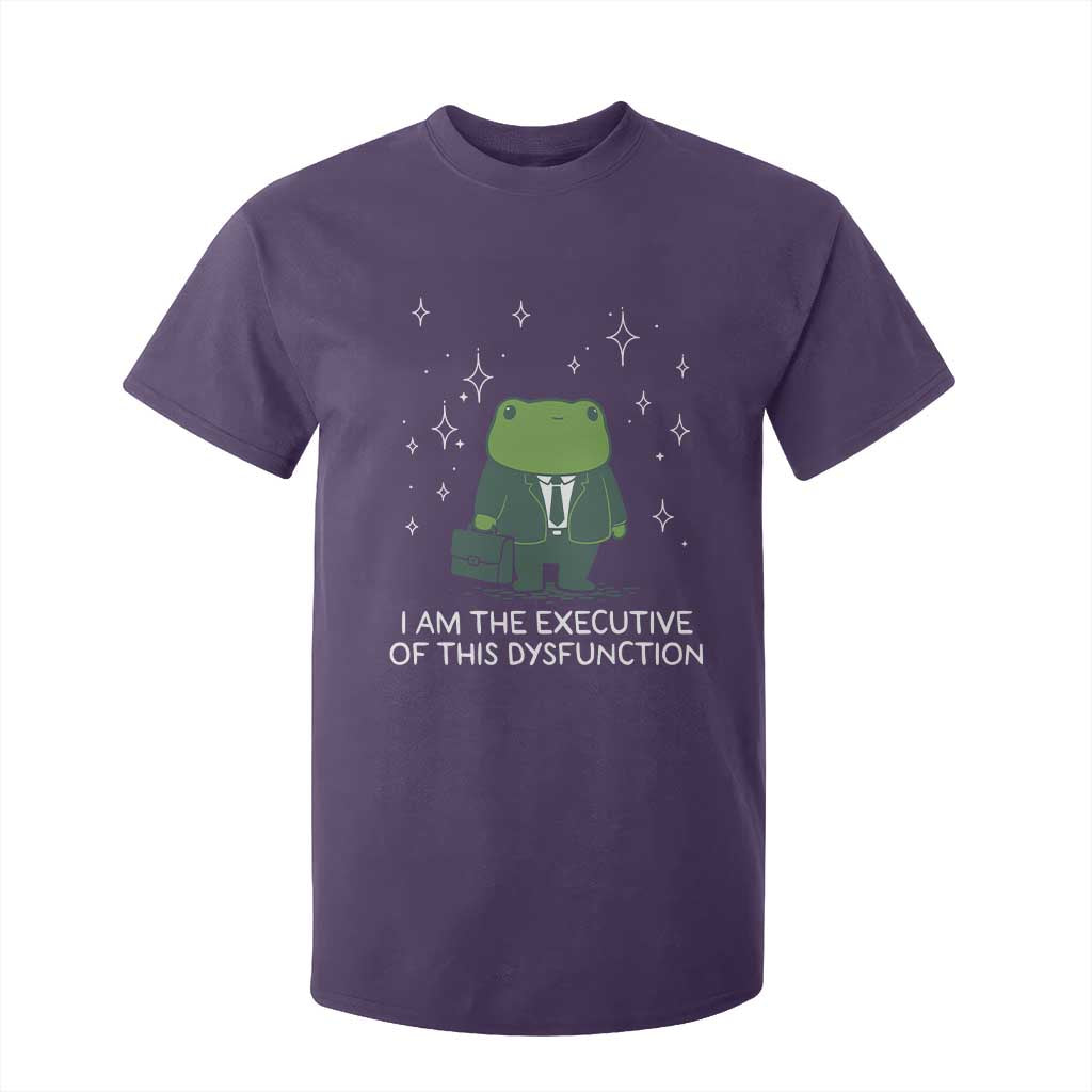 Funny Frog T Shirt For Kid I Am The Executive Of This Dysfunction TS10 Purple Print Your Wear