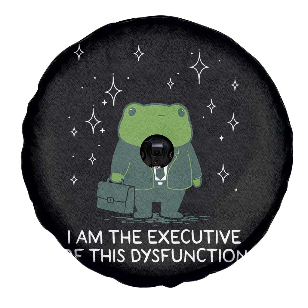 Funny Frog Spare Tire Cover I Am The Executive Of This Dysfunction TS10 Print Your Wear