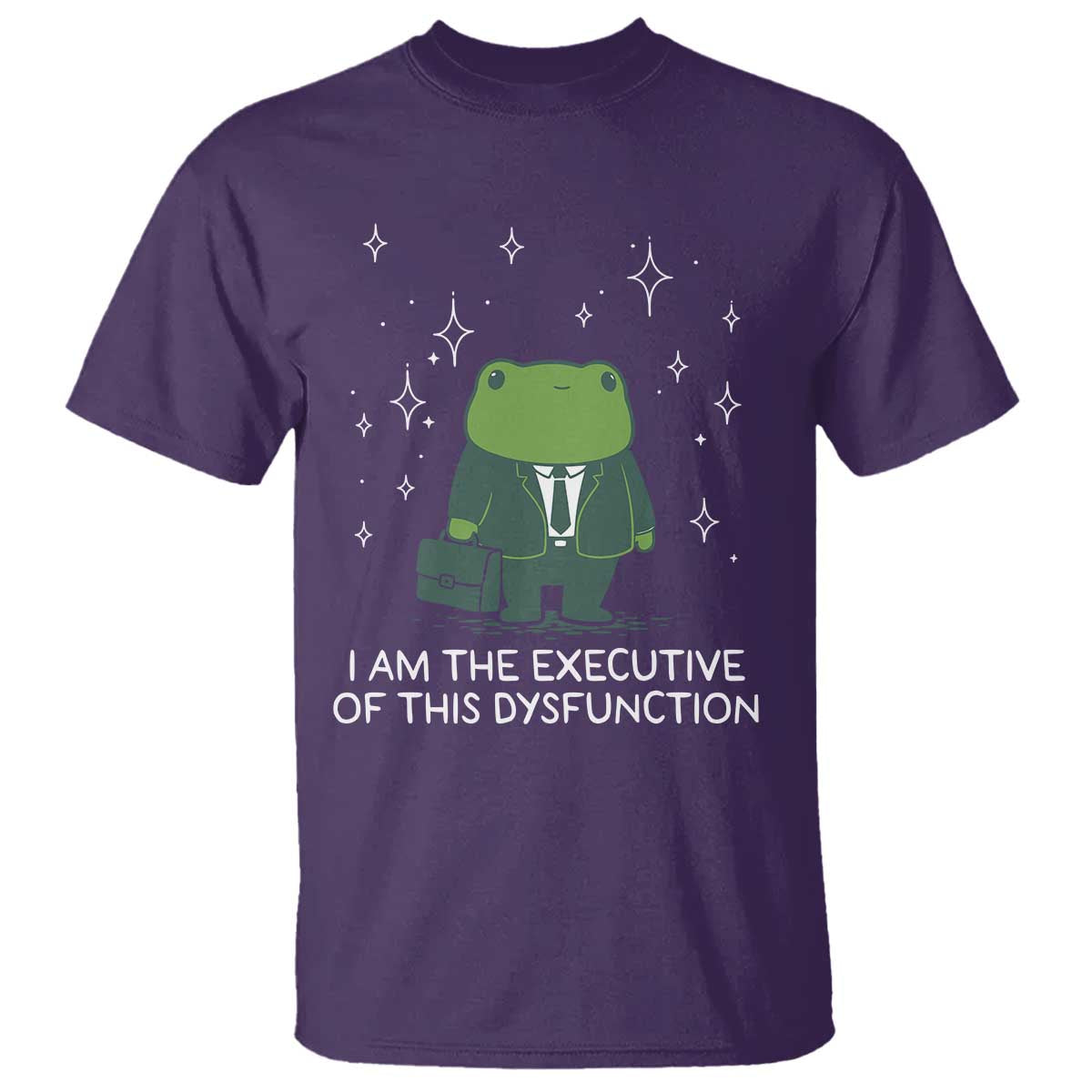 Funny Frog T Shirt I Am The Executive Of This Dysfunction TS10 Purple Print Your Wear