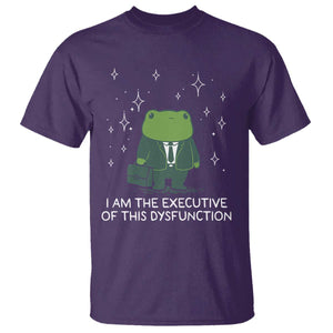 Funny Frog T Shirt I Am The Executive Of This Dysfunction TS10 Purple Print Your Wear
