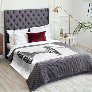 Funny Groundhog Day Throw Blanket Retro Guess Whos Back TS10 Print Your Wear